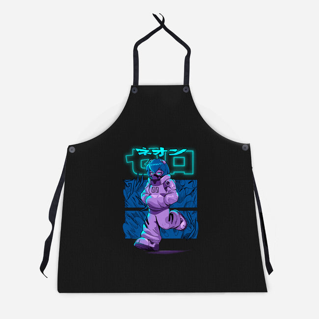 Neon Double Zero-Unisex-Kitchen-Apron-Bruno Mota