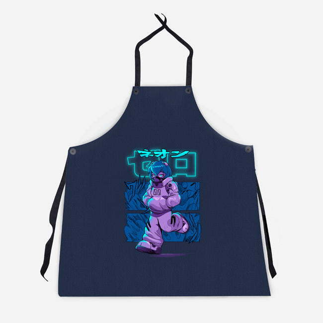 Neon Double Zero-Unisex-Kitchen-Apron-Bruno Mota