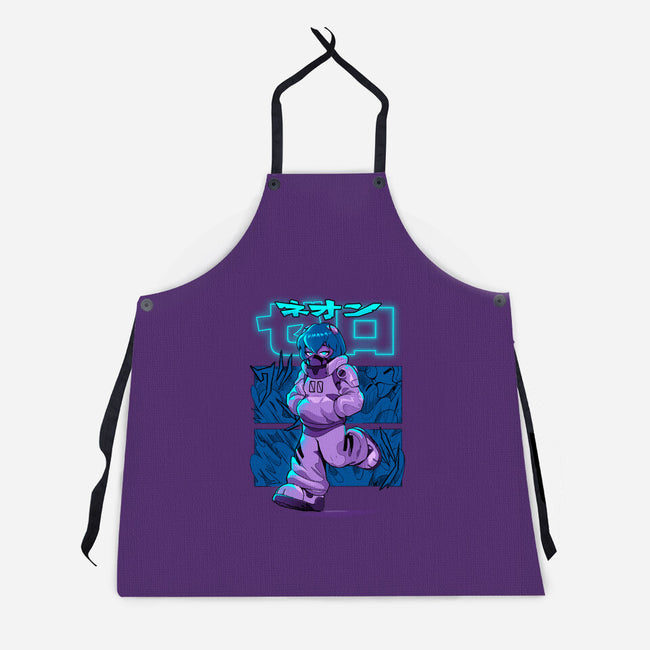 Neon Double Zero-Unisex-Kitchen-Apron-Bruno Mota