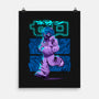 Neon Double Zero-None-Matte-Poster-Bruno Mota