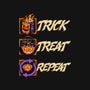Halloween Trick Treat Repeat-Womens-Basic-Tee-Studio Mootant