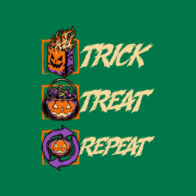Halloween Trick Treat Repeat-Mens-Heavyweight-Tee-Studio Mootant