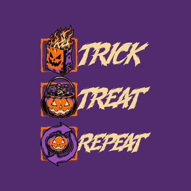 Halloween Trick Treat Repeat-Womens-Basic-Tee-Studio Mootant