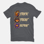 Halloween Trick Treat Repeat-Womens-Fitted-Tee-Studio Mootant