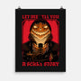 Halloween Pumpkin Scary Stories-None-Matte-Poster-Studio Mootant