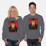 Halloween Pumpkin Scary Stories-Unisex-Crew Neck-Sweatshirt-Studio Mootant