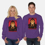 Halloween Pumpkin Scary Stories-Unisex-Crew Neck-Sweatshirt-Studio Mootant