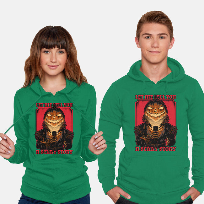 Halloween Pumpkin Scary Stories-Unisex-Pullover-Sweatshirt-Studio Mootant