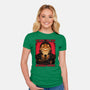 Halloween Pumpkin Scary Stories-Womens-Fitted-Tee-Studio Mootant