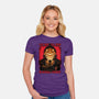 Halloween Pumpkin Scary Stories-Womens-Fitted-Tee-Studio Mootant
