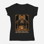 Halloween Medieval Dance-Womens-V-Neck-Tee-Studio Mootant