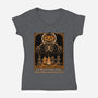 Halloween Medieval Dance-Womens-V-Neck-Tee-Studio Mootant