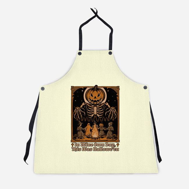 Halloween Medieval Dance-Unisex-Kitchen-Apron-Studio Mootant