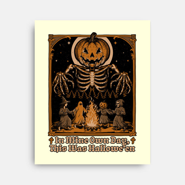Halloween Medieval Dance-None-Stretched-Canvas-Studio Mootant