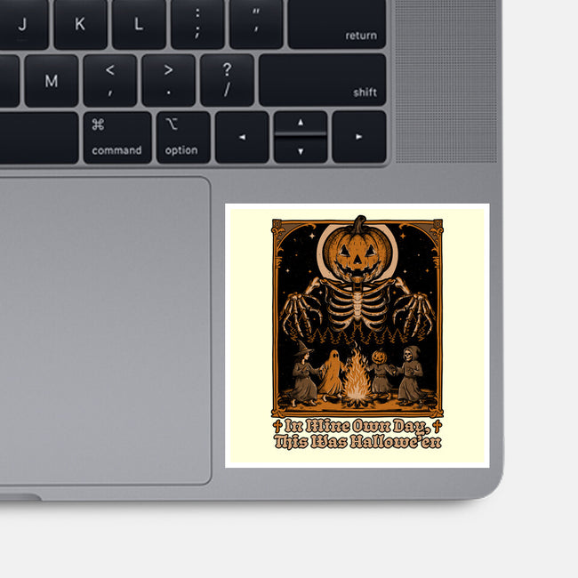 Halloween Medieval Dance-None-Glossy-Sticker-Studio Mootant