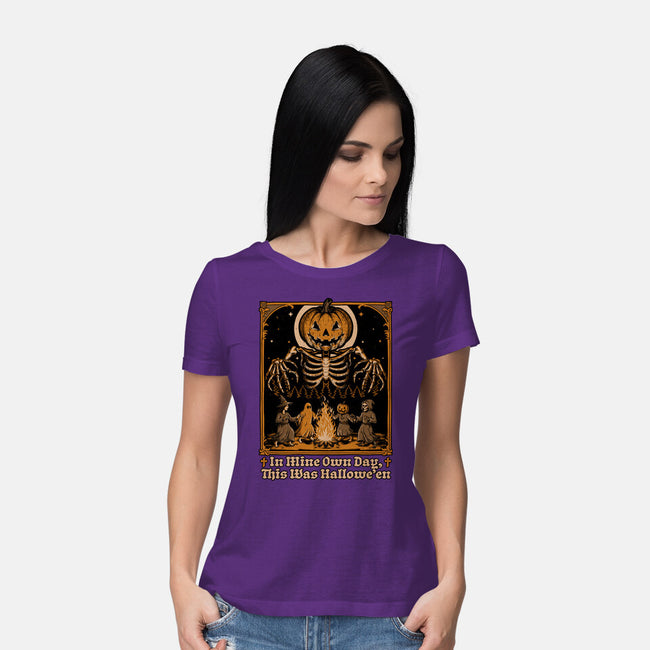 Halloween Medieval Dance-Womens-Basic-Tee-Studio Mootant
