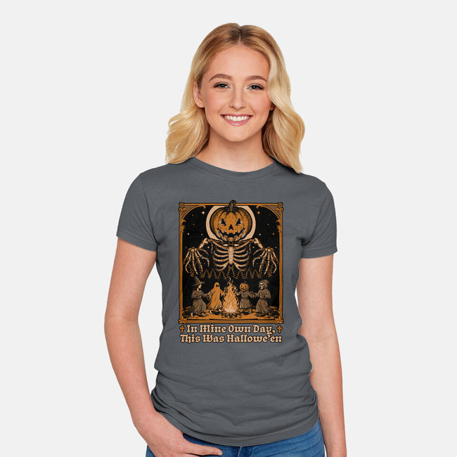 Halloween Medieval Dance-Womens-Fitted-Tee-Studio Mootant