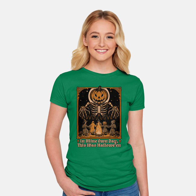 Halloween Medieval Dance-Womens-Fitted-Tee-Studio Mootant