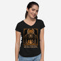 Halloween Medieval Dance-Womens-V-Neck-Tee-Studio Mootant