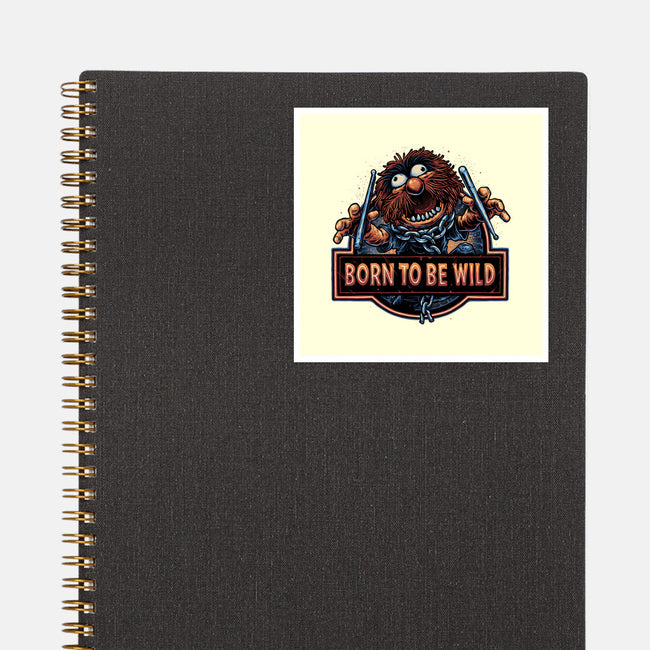 Be Wild-None-Glossy-Sticker-glitchygorilla