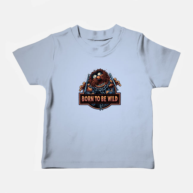 Be Wild-Baby-Basic-Tee-glitchygorilla