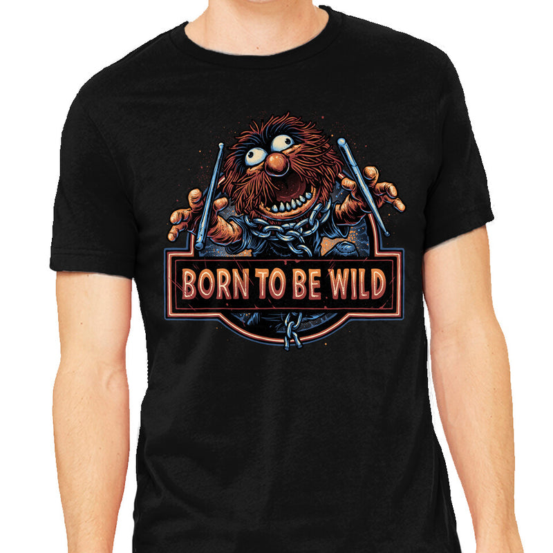 Be Wild-Mens-Heavyweight-Tee-glitchygorilla by TeeFury