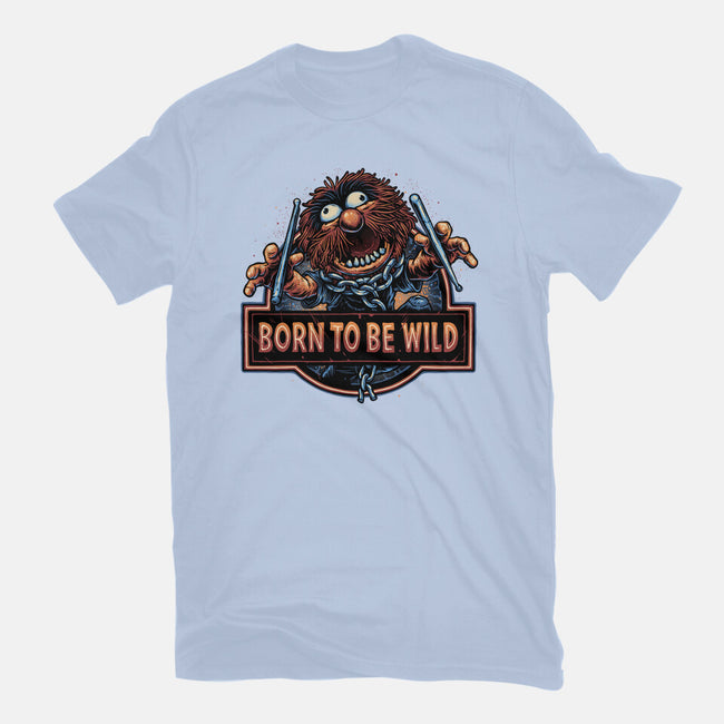 Be Wild-Womens-Basic-Tee-glitchygorilla