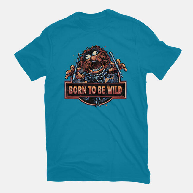 Be Wild-Mens-Basic-Tee-glitchygorilla