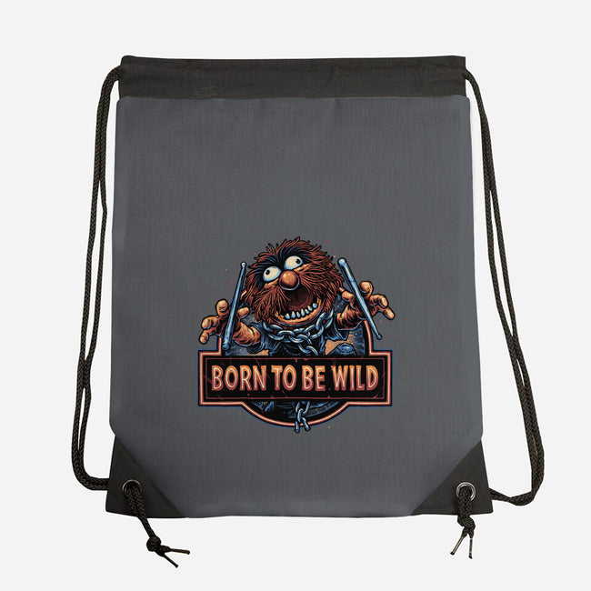 Be Wild-None-Drawstring-Bag-glitchygorilla