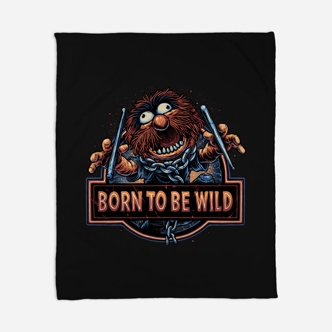 Be Wild-None-Fleece-Blanket-glitchygorilla