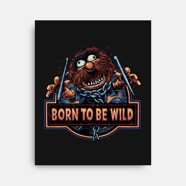 Be Wild-None-Stretched-Canvas-glitchygorilla