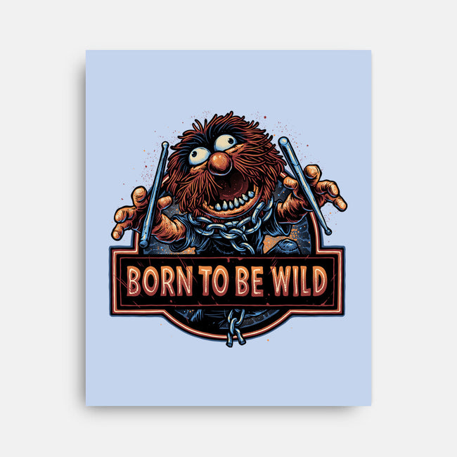 Be Wild-None-Stretched-Canvas-glitchygorilla