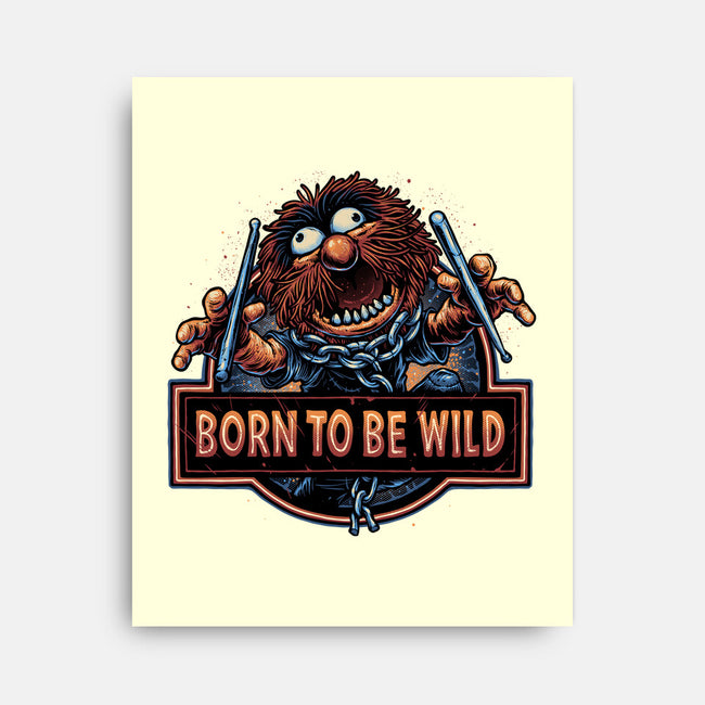 Be Wild-None-Stretched-Canvas-glitchygorilla