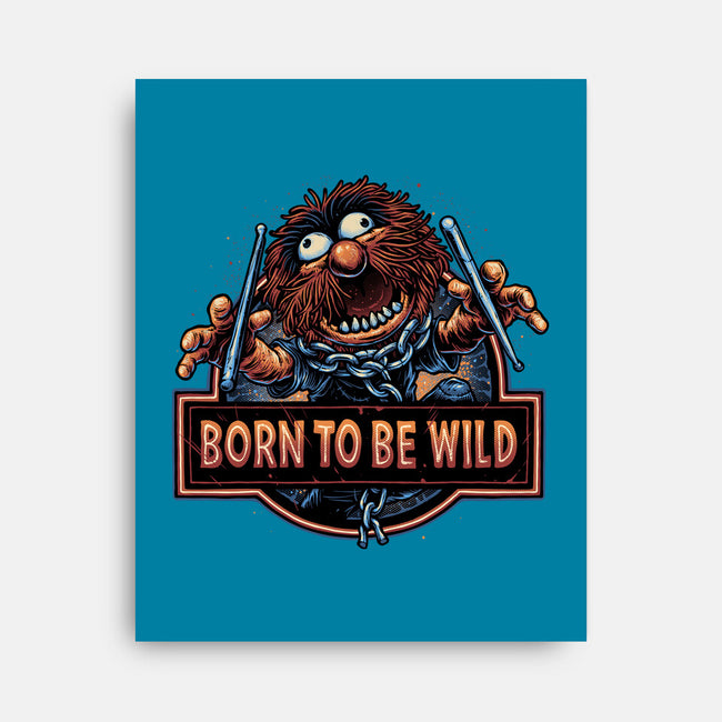 Be Wild-None-Stretched-Canvas-glitchygorilla