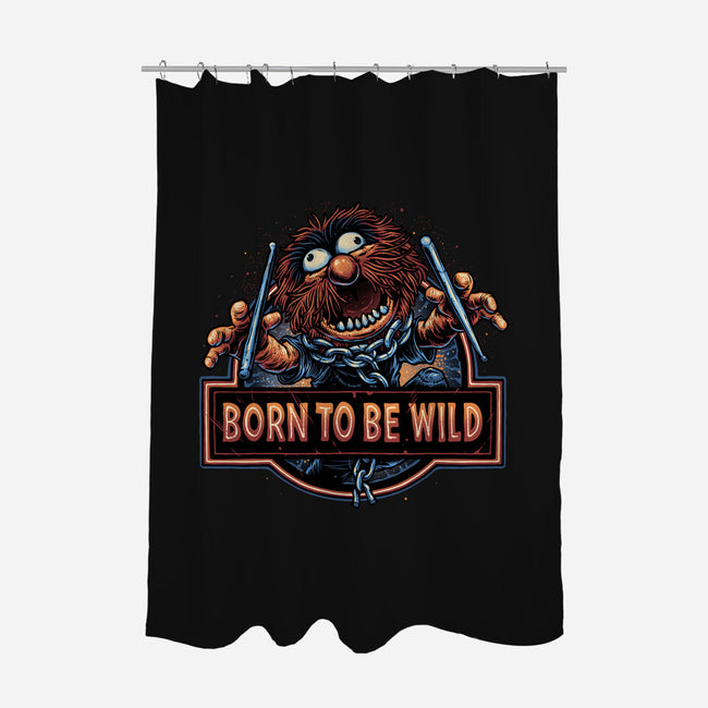 Be Wild-None-Polyester-Shower Curtain-glitchygorilla