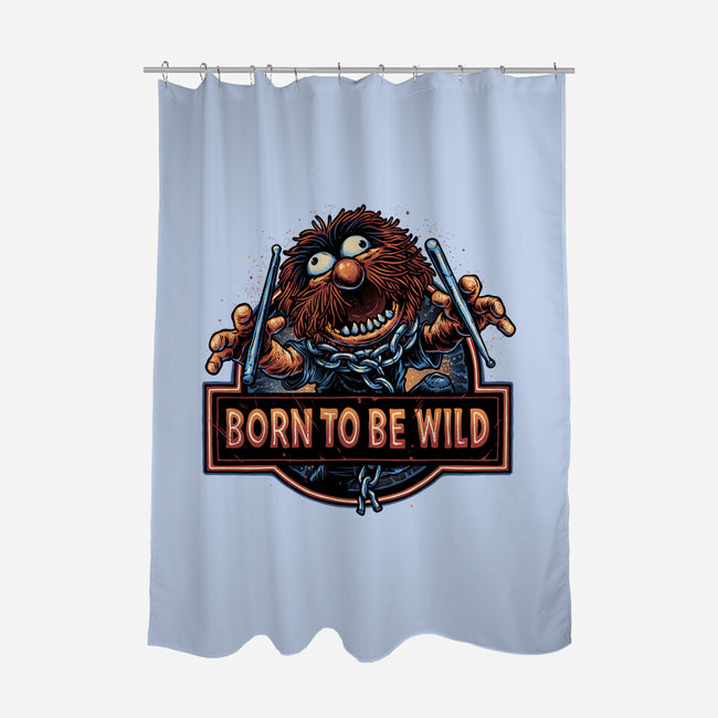 Be Wild-None-Polyester-Shower Curtain-glitchygorilla
