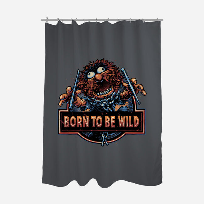Be Wild-None-Polyester-Shower Curtain-glitchygorilla