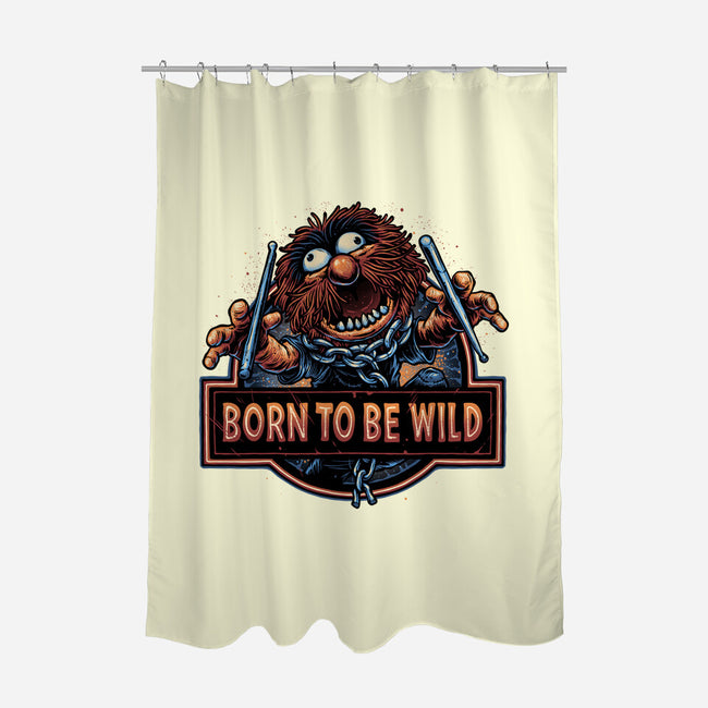 Be Wild-None-Polyester-Shower Curtain-glitchygorilla