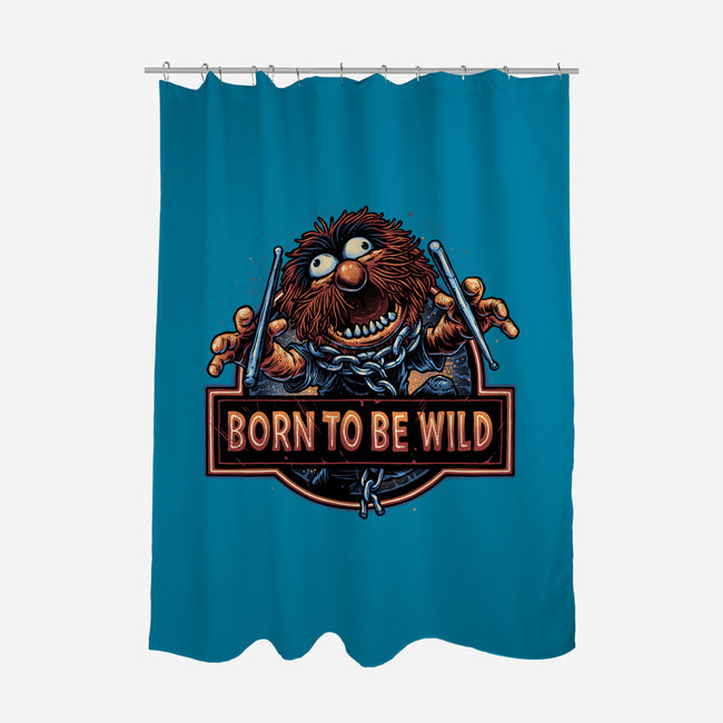 Be Wild-None-Polyester-Shower Curtain-glitchygorilla