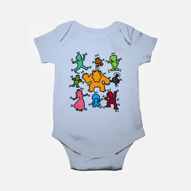 Classic Game Doodle-Baby-Basic-Onesie-rmatix