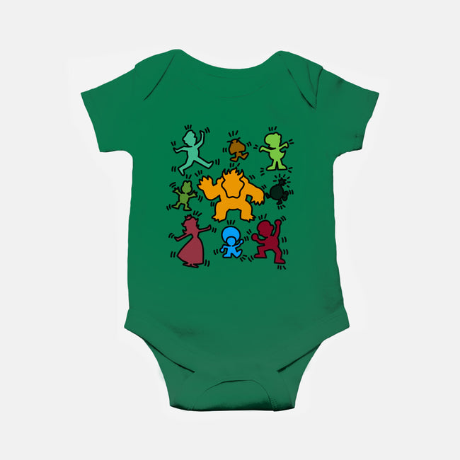Classic Game Doodle-Baby-Basic-Onesie-rmatix