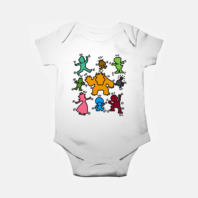 Classic Game Doodle-Baby-Basic-Onesie-rmatix