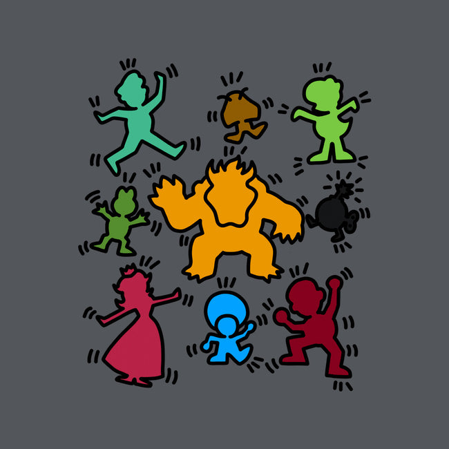 Classic Game Doodle-Womens-Fitted-Tee-rmatix