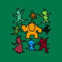 Classic Game Doodle-None-Fleece-Blanket-rmatix