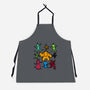 Classic Game Doodle-Unisex-Kitchen-Apron-rmatix
