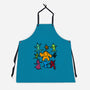 Classic Game Doodle-Unisex-Kitchen-Apron-rmatix