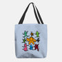 Classic Game Doodle-None-Basic Tote-Bag-rmatix