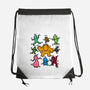 Classic Game Doodle-None-Drawstring-Bag-rmatix
