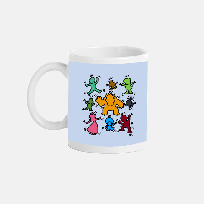 Classic Game Doodle-None-Mug-Drinkware-rmatix