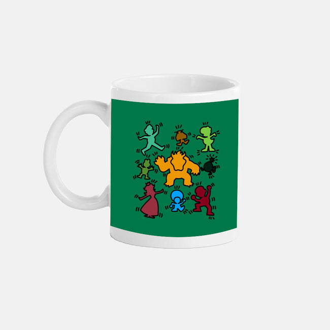 Classic Game Doodle-None-Mug-Drinkware-rmatix